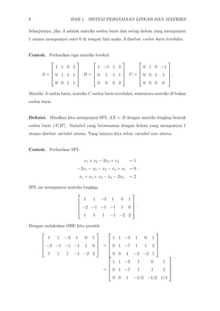 Aljabar Linear: Pondasi Matematika Modern