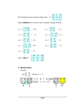 Metode Adjoin Aljabar rev | PDF