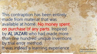 Al Jazari Plane Launcher | PPTX