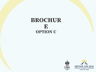BROCHURE OPTION C 