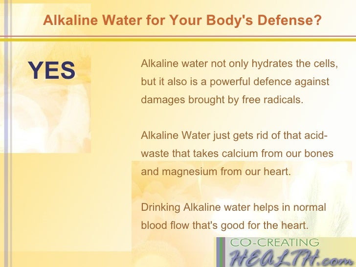 Alkaline Water Benefits