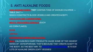 Alkaline acid diet | PPTX