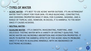 Alkaline water.pptx approach to healthy lifestyle | PPTX