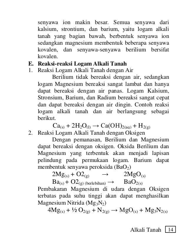 Alkali tanah