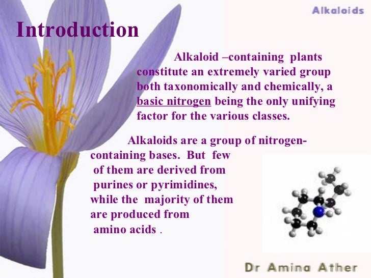 Alkaloids