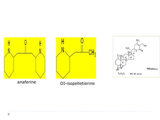 anaferine

DI-isopelletierine

 