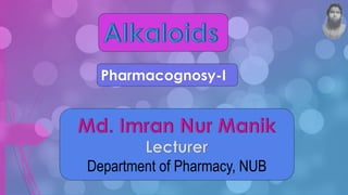 Pharmacognosy-I
 