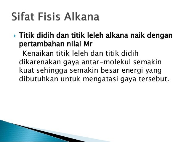 Alkana Alkena Dan Alkuna