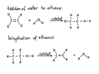 An alkene……………………  the ………………… colour of acidified potassium manganate(VII)solution //the orangesolution of acidified Potassium dicrhoromate(VI), K2Cr2O7turns to ……………………This reaction is used to distiguish a ……………………   hydrocarbon and ……………………  hydrocarbondouble bondDecolorized purplegreensaturatedunsaturated