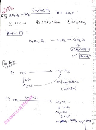 9022
<br>
(A) 2 HCH O
<br>
Ans- B
<br>
(actic
<br>
(cH, coo), Mn
<br>
eathe
<br>
(uswt
<br>
CnCN
<br>
 