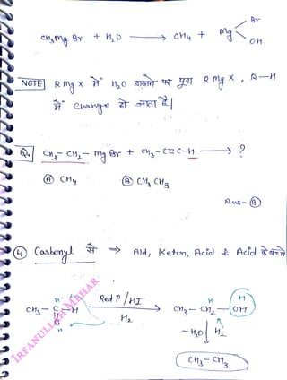 NOTE R
<br>
(4)
<br>
C-H
<br>
H
<br>
X
<br>
Change
<br>
Red P
/HI
<br>
H
<br>
cHy t
<br>
By
<br>
ue-(G
<br>
Ald, Keton, Acied AcfJ
<br>
 
