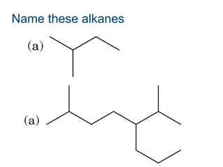 Name these alkanes

 
