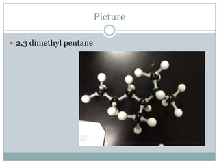 Picture
 2,3 dimethyl pentane

 