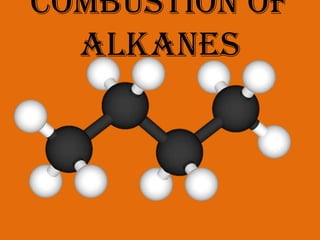 Combustion of
Alkanes
 