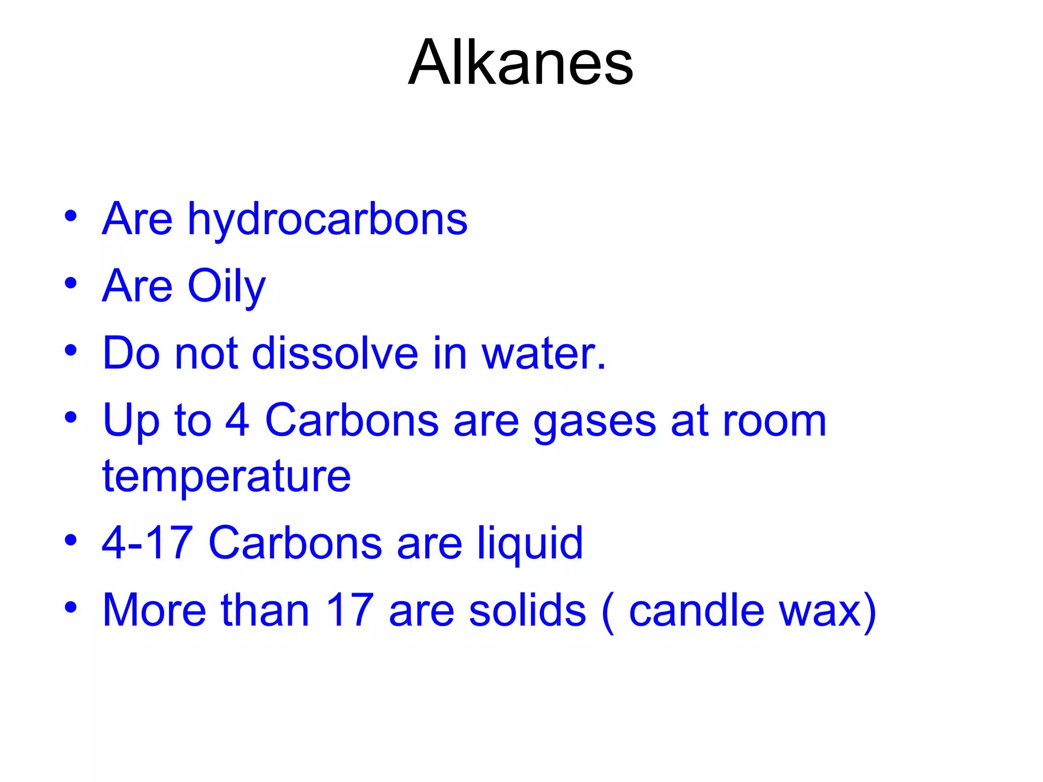 Alkanes | PPT