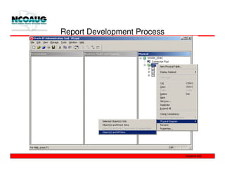 Report Development Process
 
