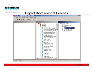 Report Development Process
 