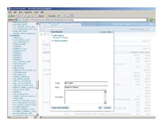 OBIEE REPORT CREATION
 