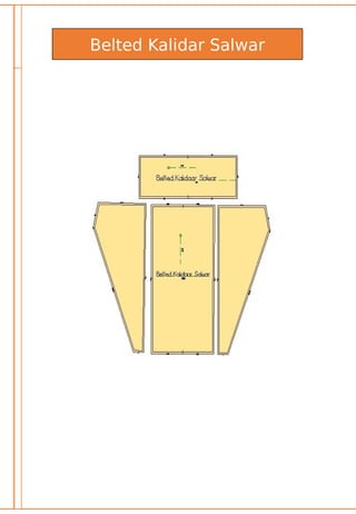 Belted Kalidar Salwar
 