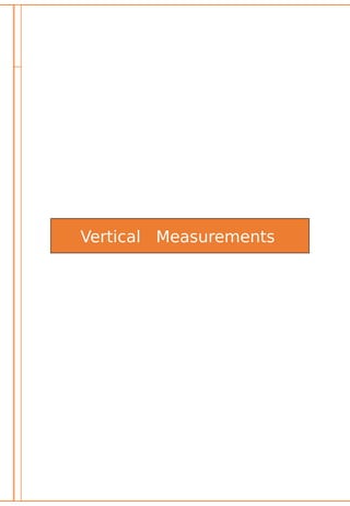 Vertical Measurements
 