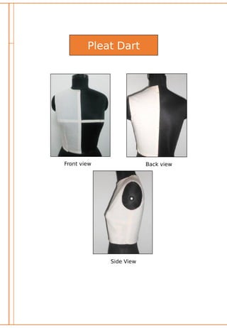 Pleat Dart
Front view Back view
Side View
 