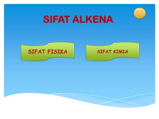 SIFAT ALKENA


SIFAT FISIKA   SIFAT KIMIA
 