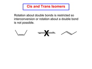 Restricted Bond Rotation Alkene Chemistry Properties and Formation.pptx