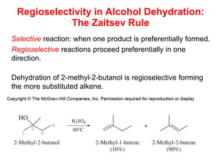 Regioselectivity Examples Alkene Chemistry Properties and Formation.pptx