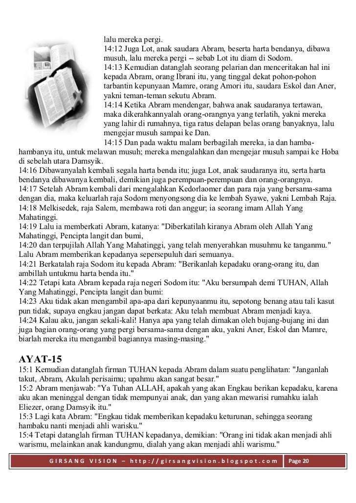 ALKITAB INDONESIA-KITAB KEJADIAN