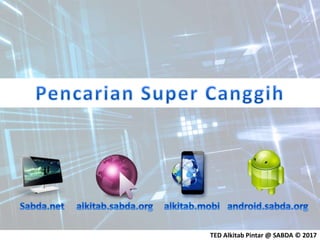 TED Alkitab Pintar @ SABDA © 2017
 