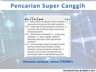 TED Alkitab Pintar @ SABDA © 2017
 