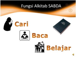 FungsiAlkitab SABDACariBacaBelajar