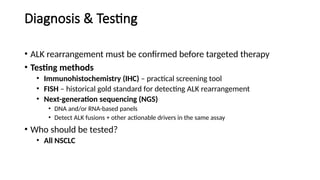 Comprehensive Overview of ALK Positive NSCLC: Molecular Biology ...