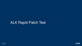Alk rapid patch test | PPTX