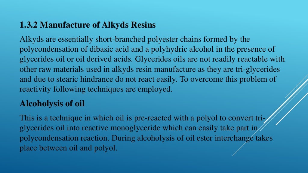 Alkyd resin