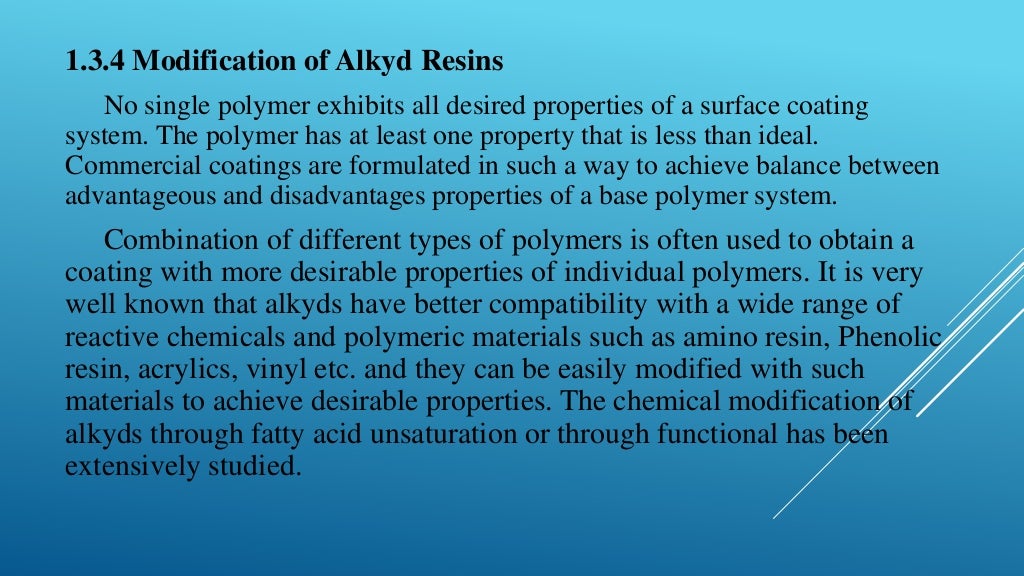 Alkyd resin