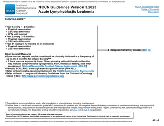 Acute lymphoblastic lymphoma treatment Guidelines | PDF