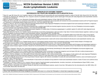 Acute lymphoblastic lymphoma treatment Guidelines | PDF
