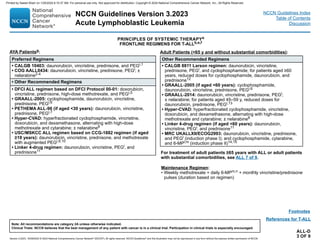 Acute lymphoblastic lymphoma treatment Guidelines | PDF