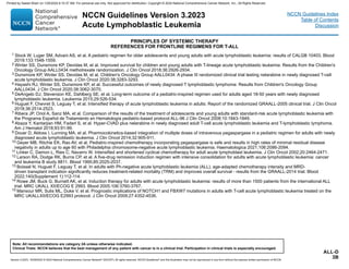 Acute lymphoblastic lymphoma treatment Guidelines | PDF