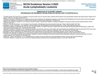 Acute lymphoblastic lymphoma treatment Guidelines | PDF