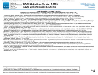 Acute lymphoblastic lymphoma treatment Guidelines | PDF