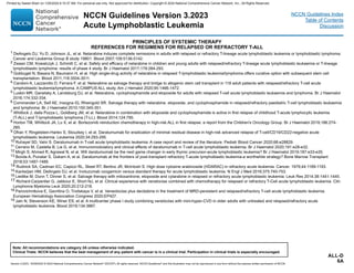 Acute lymphoblastic lymphoma treatment Guidelines | PDF