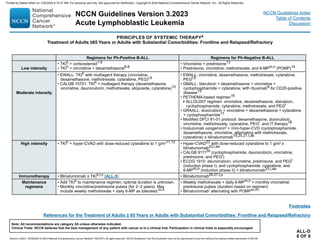 Acute lymphoblastic lymphoma treatment Guidelines | PDF
