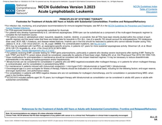 Acute lymphoblastic lymphoma treatment Guidelines | PDF