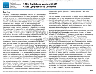 Acute lymphoblastic lymphoma treatment Guidelines | PDF