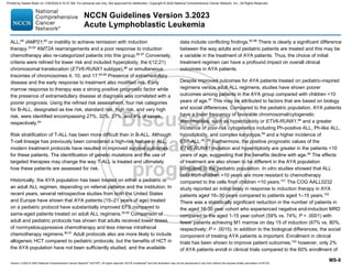 Acute lymphoblastic lymphoma treatment Guidelines | PDF