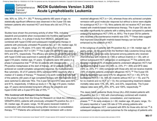 Acute lymphoblastic lymphoma treatment Guidelines | PDF