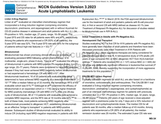 Acute lymphoblastic lymphoma treatment Guidelines | PDF