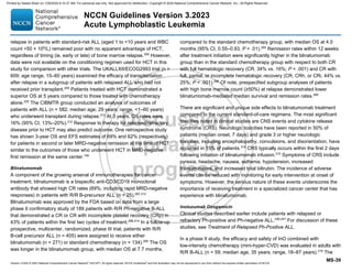 Acute lymphoblastic lymphoma treatment Guidelines | PDF